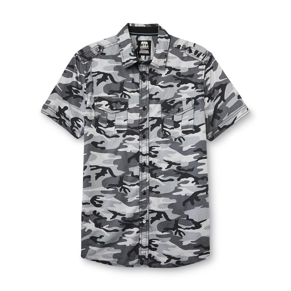 Route 66 Men's Button-Front Shirt - Camouflage