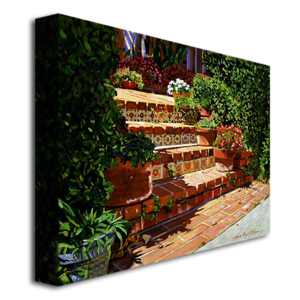 Trademark Global David Lloyd Glover 'A Spanish Garden' Canvas Art