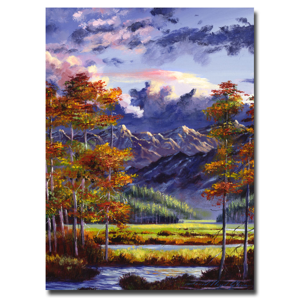 Trademark Global David Lloyd Glover 'Mountain River Valley' Canvas Art