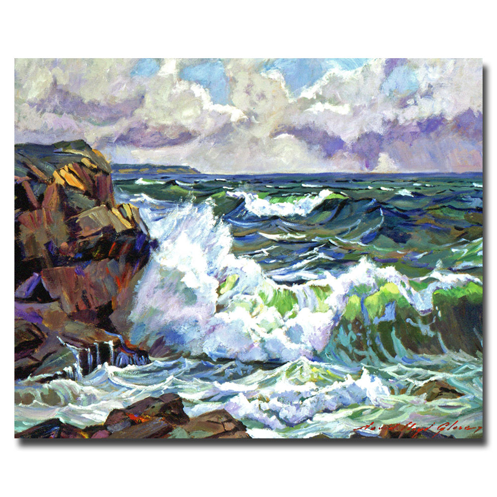 Trademark Global David Lloyd Glover 'Malibu Coastline' Canvas Art