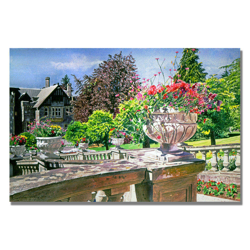 Trademark Global David Lloyd Glover 'Spring in Hatley Park' Canvas Art