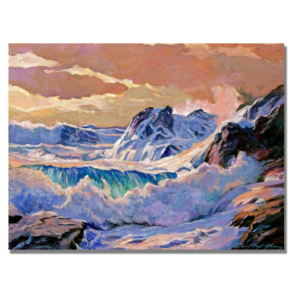 Trademark Global David Lloyd Glover 'Storm on Pacific Coast' Canvas Art