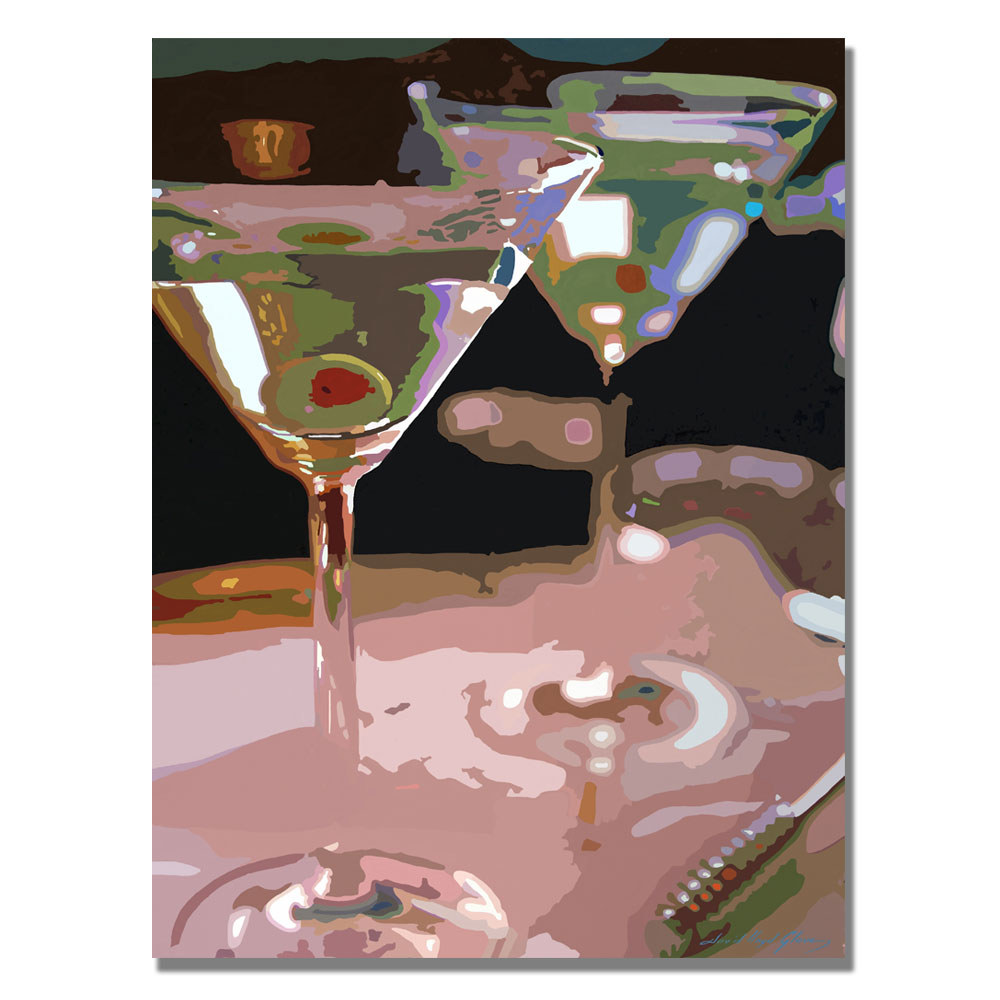 Trademark Global David Lloyd Glover 'Two Martini Lunch' Canvas Art