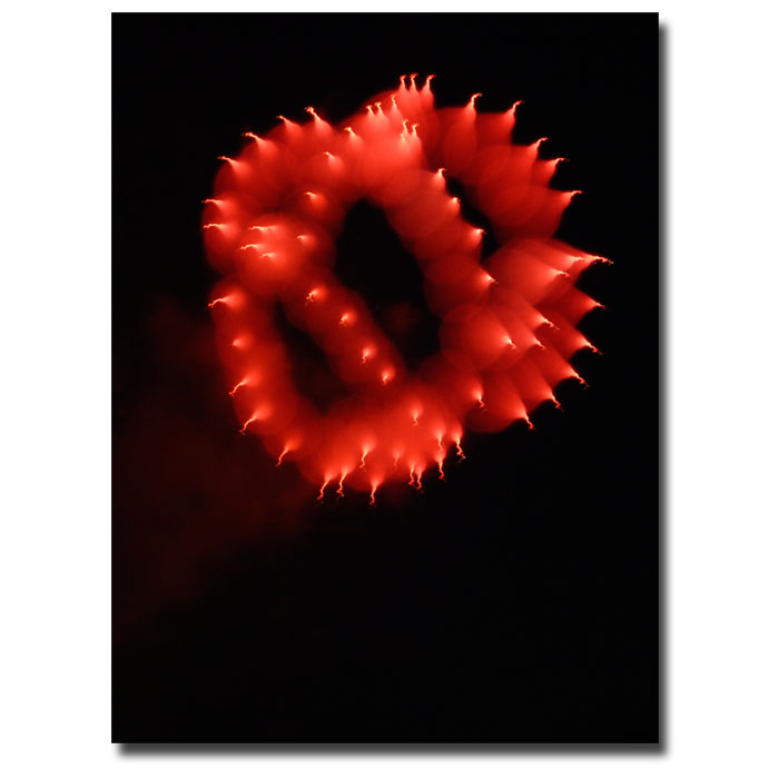 Trademark Global Kurt Shaffer 'Abstract Fireworks III' Canvas Art