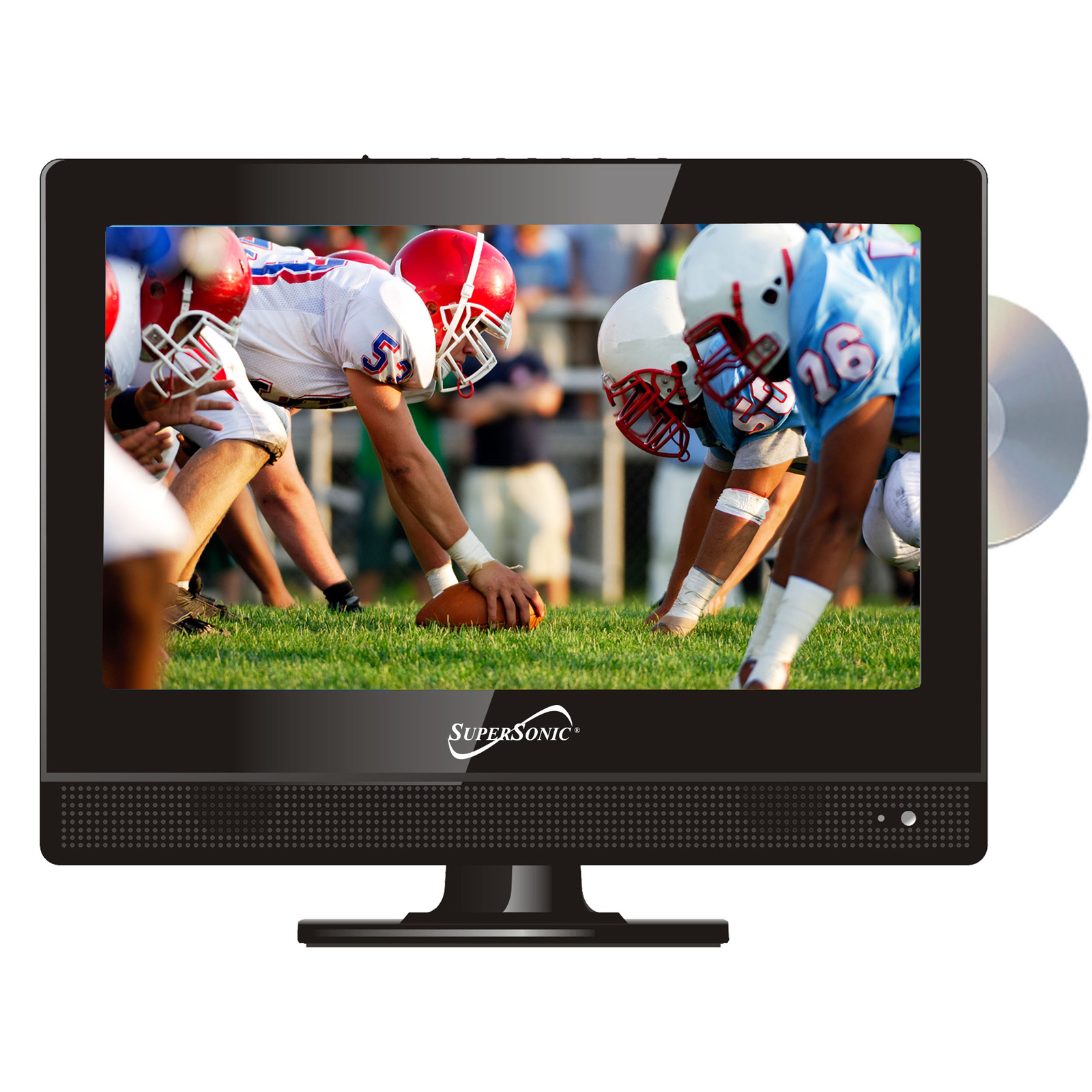 Supersonic m 13 3 Widescreen Led Hdtv With Built In Dvd Player