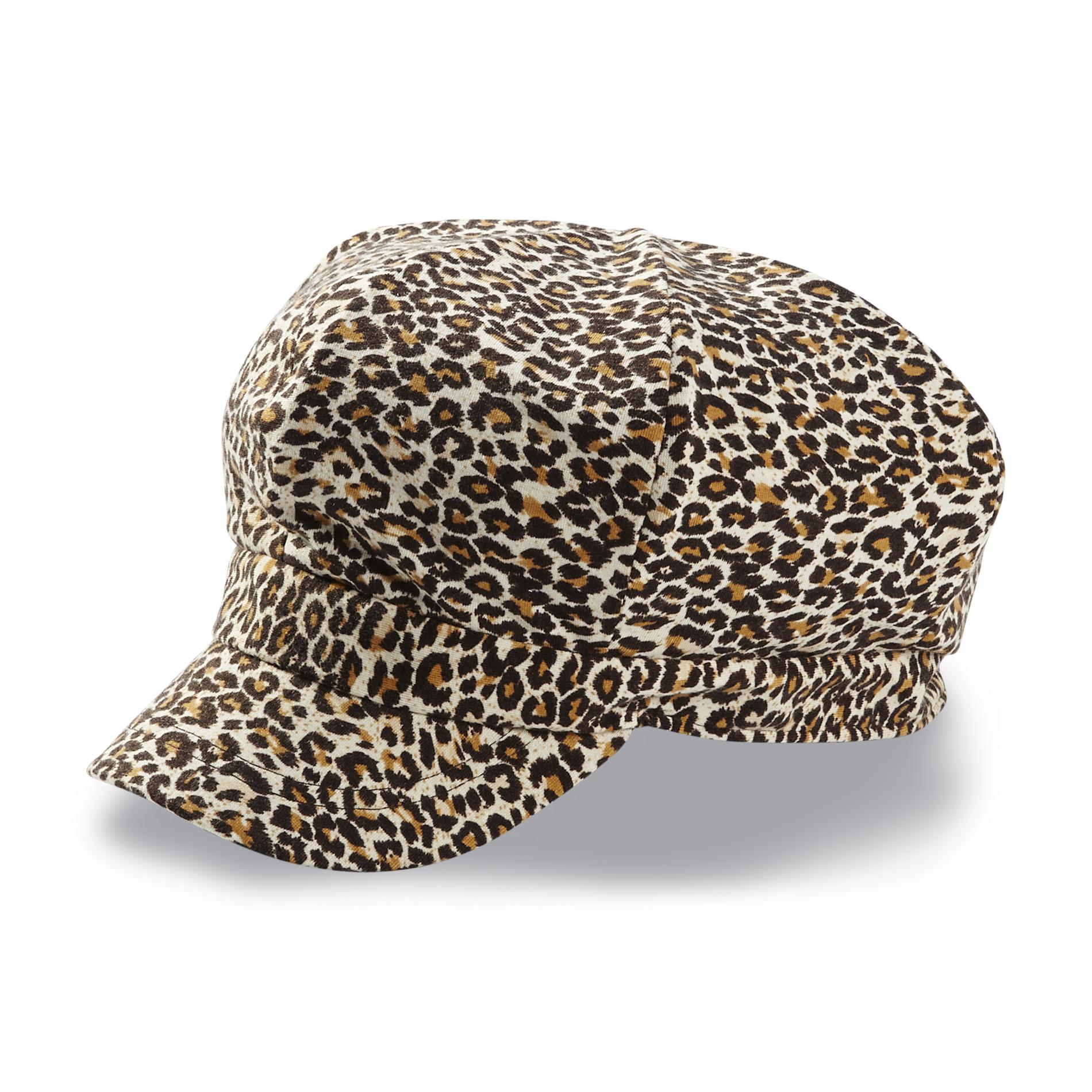 Joe Boxer Junior's Cabbie Hat - Cheetah