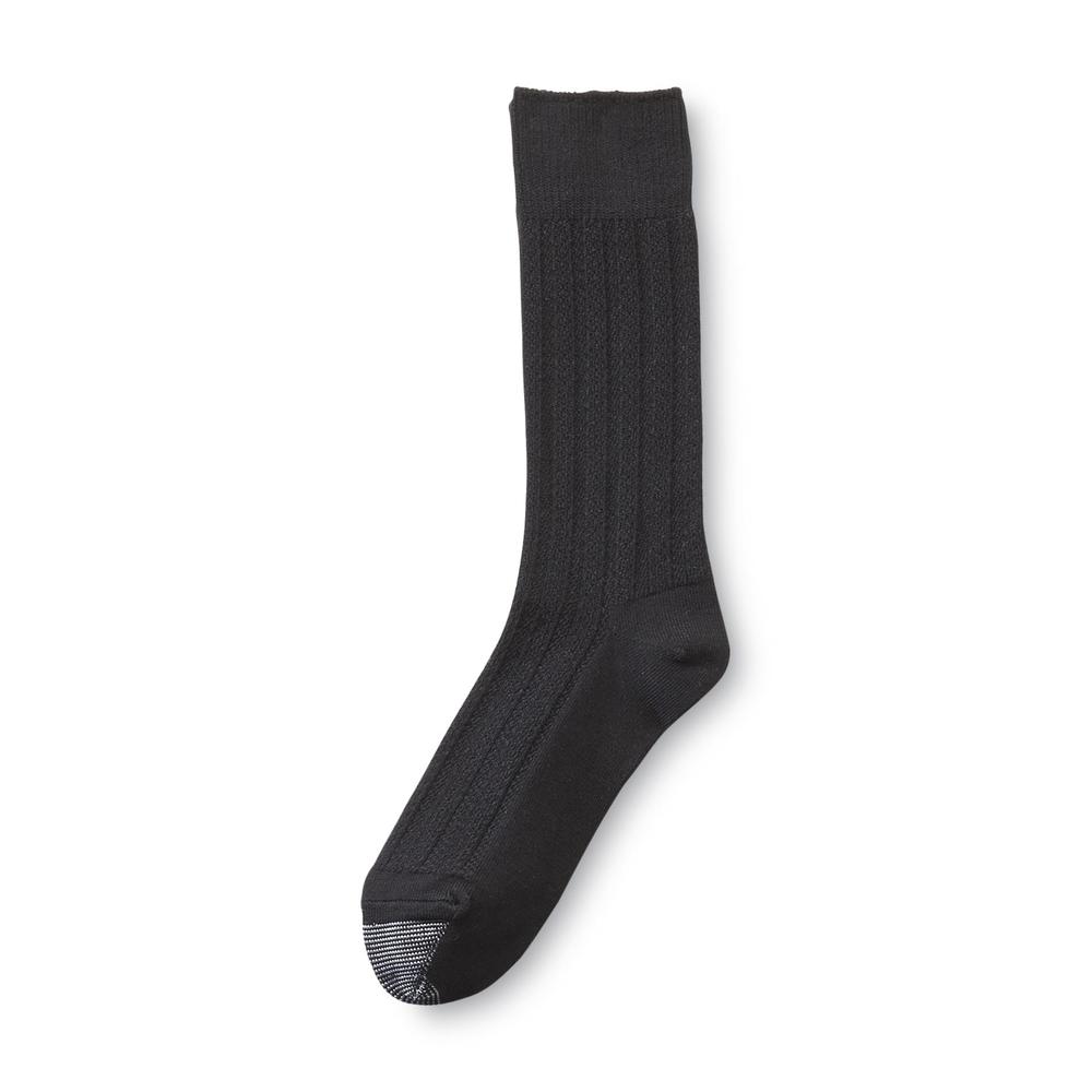 Silvertoe Women's Rayon Texture Socks Three-Pack