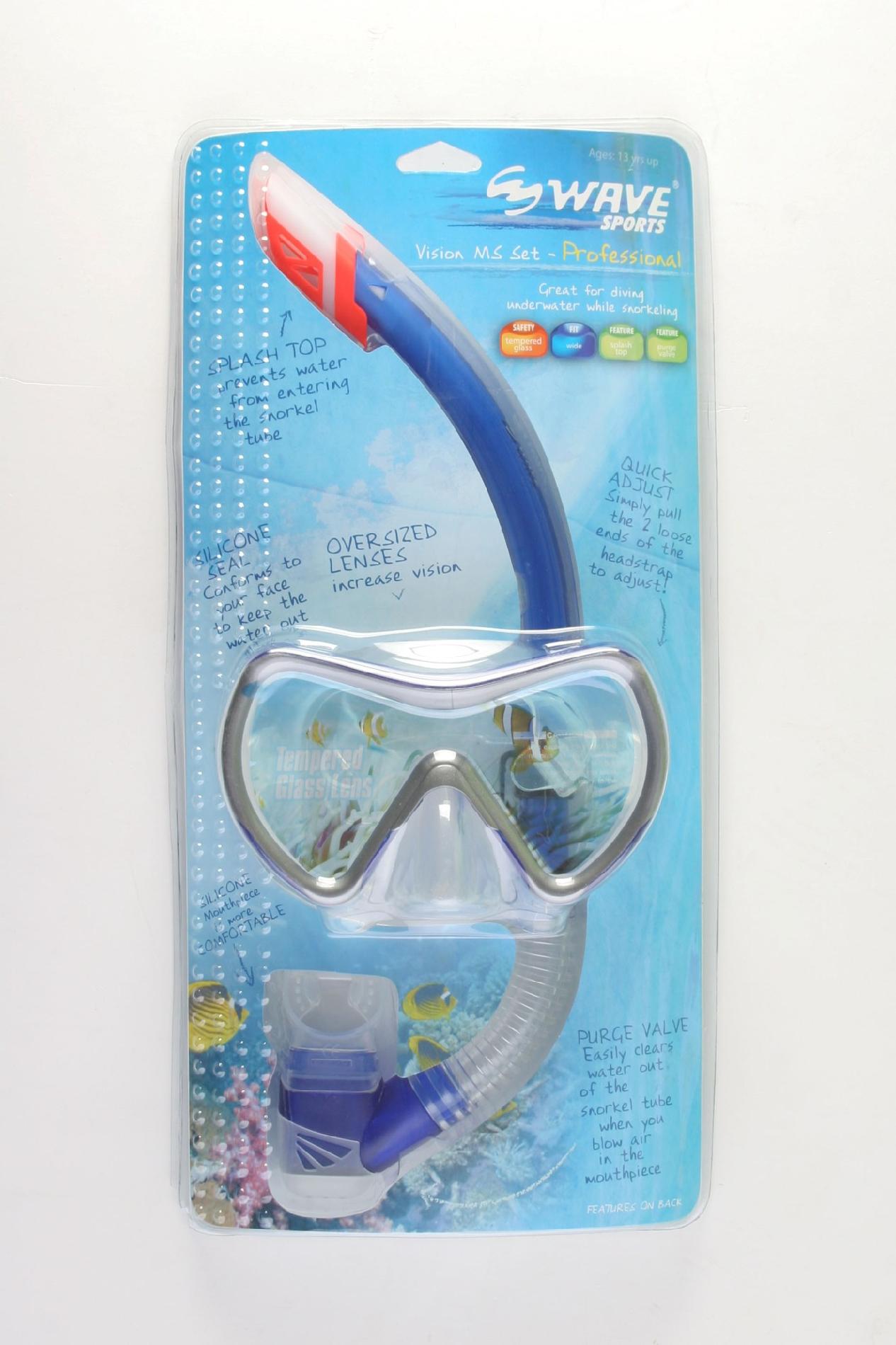 Vision Mask and Snorkel Set