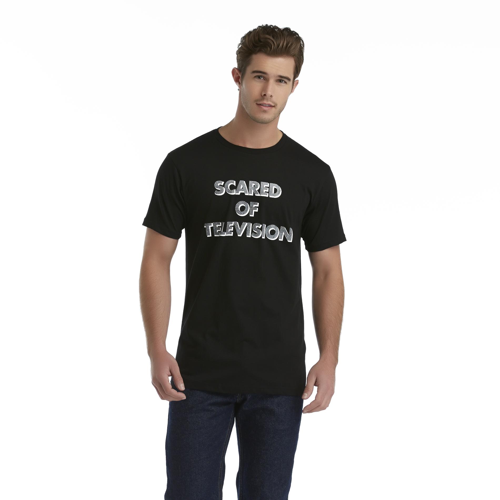 Adam Levine Men's Graphic T-Shirt - Scared Of Television
