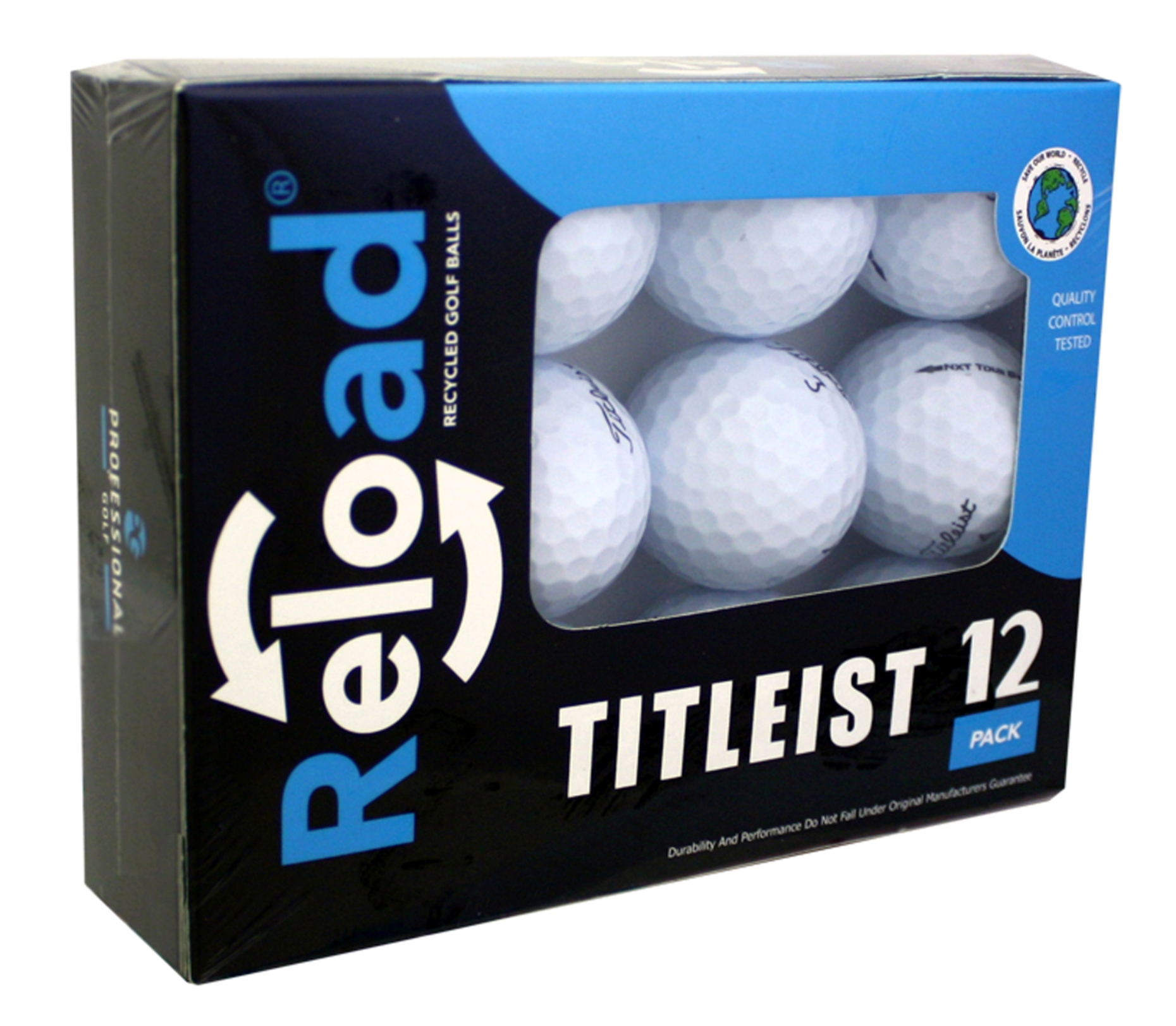 Titleist 12 Pack Reload  Recycled Golf Balls