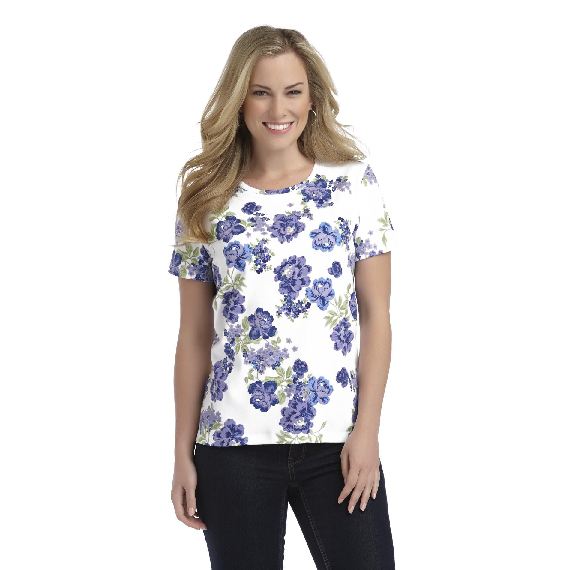 Laura Scott Petite's T-Shirt - Floral