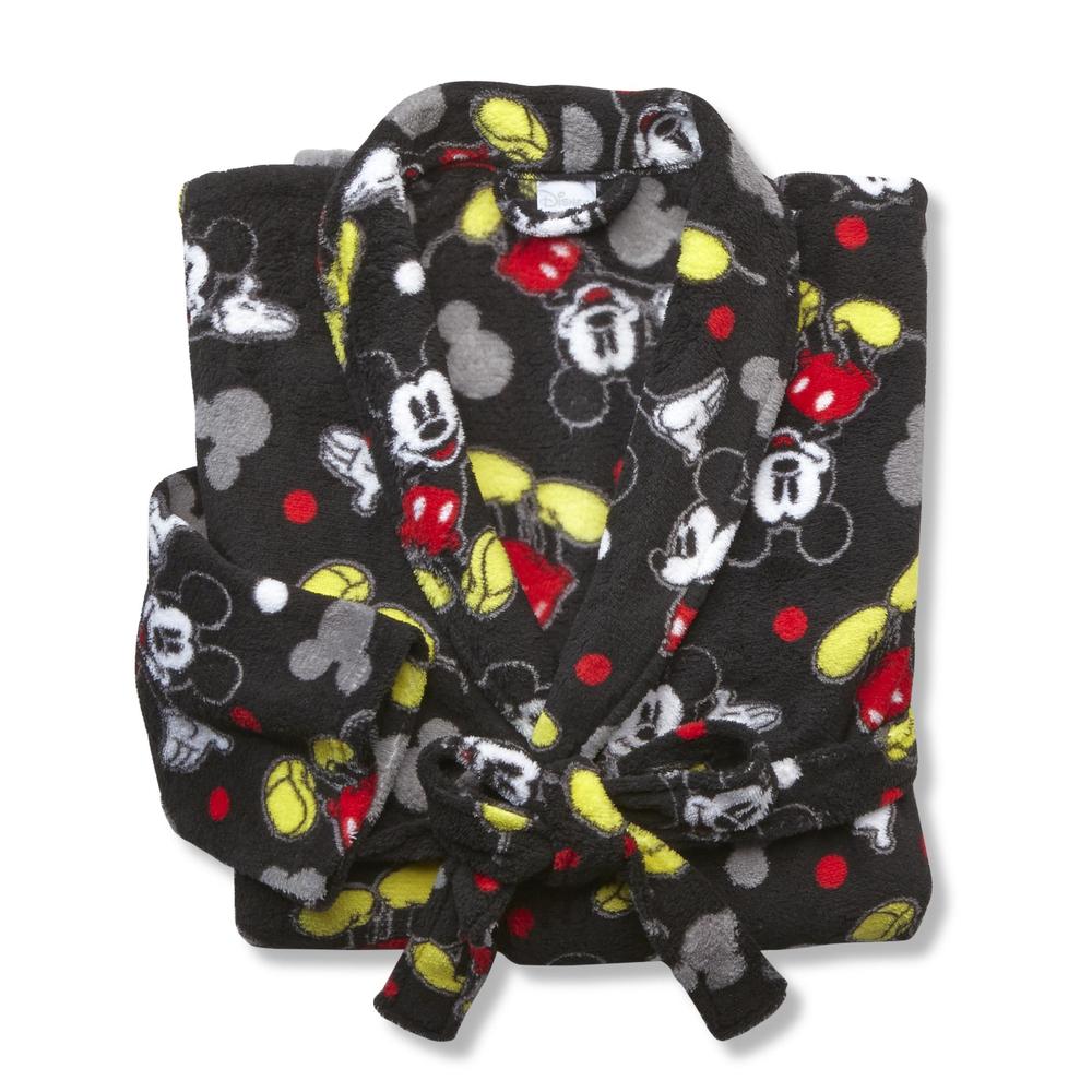 Disney Women's Short Plush Robe Mickey Mouse