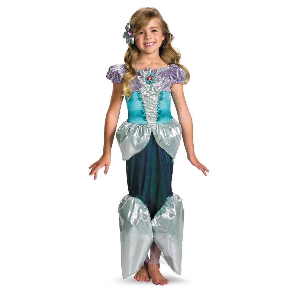 Disney Ariel Shimmer Deluxe Girl's Halloween Costume