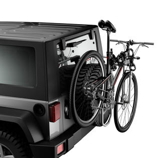 2 bike rear mounted bike online rack