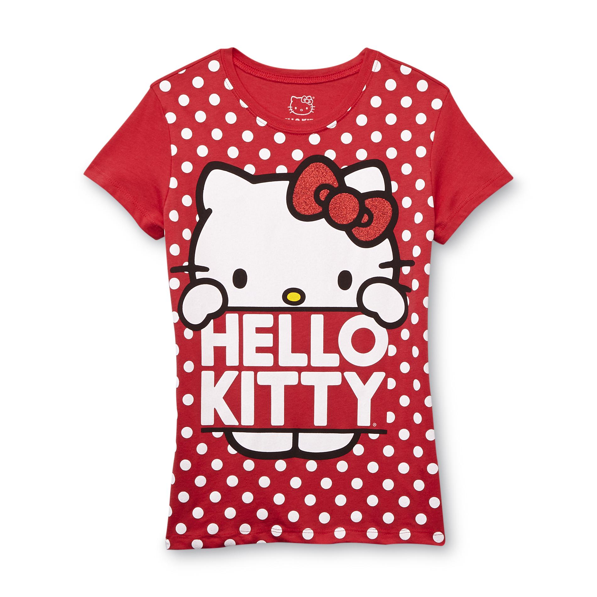 Hello Kitty Girl's Sparkly T-Shirt