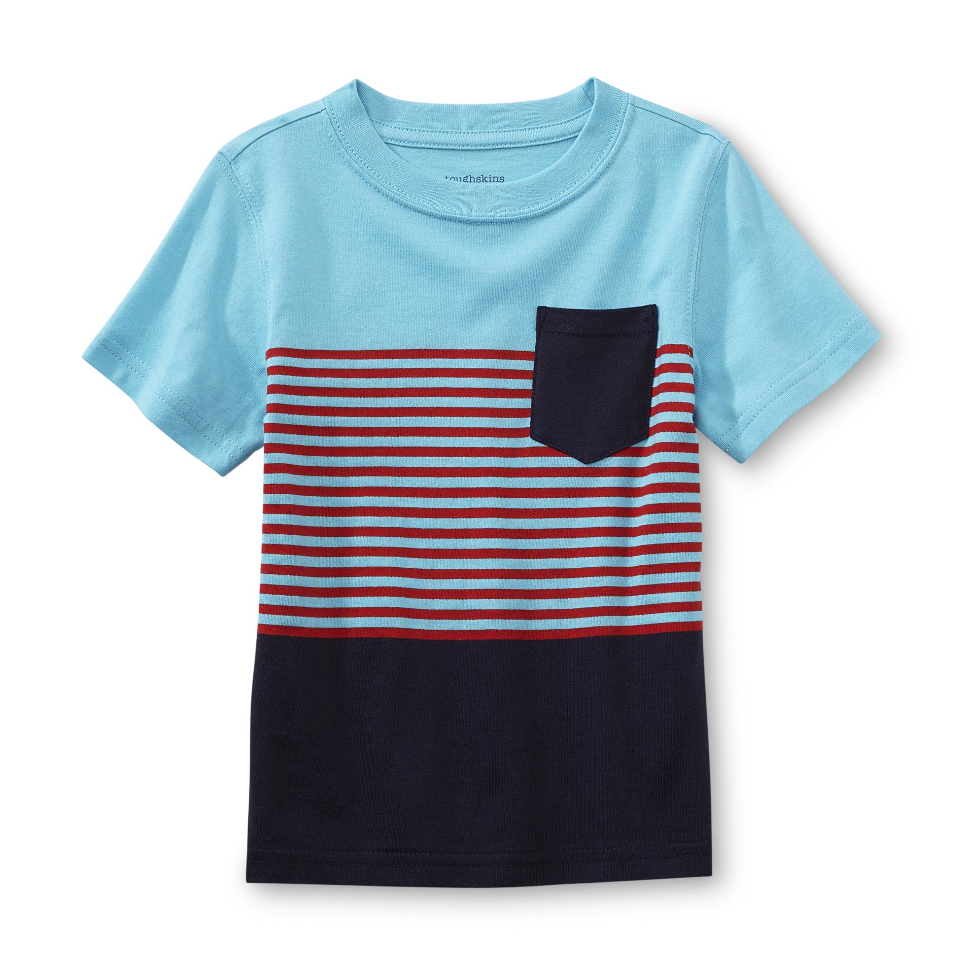 Toughskins Boy's Pocket T-Shirt - Striped