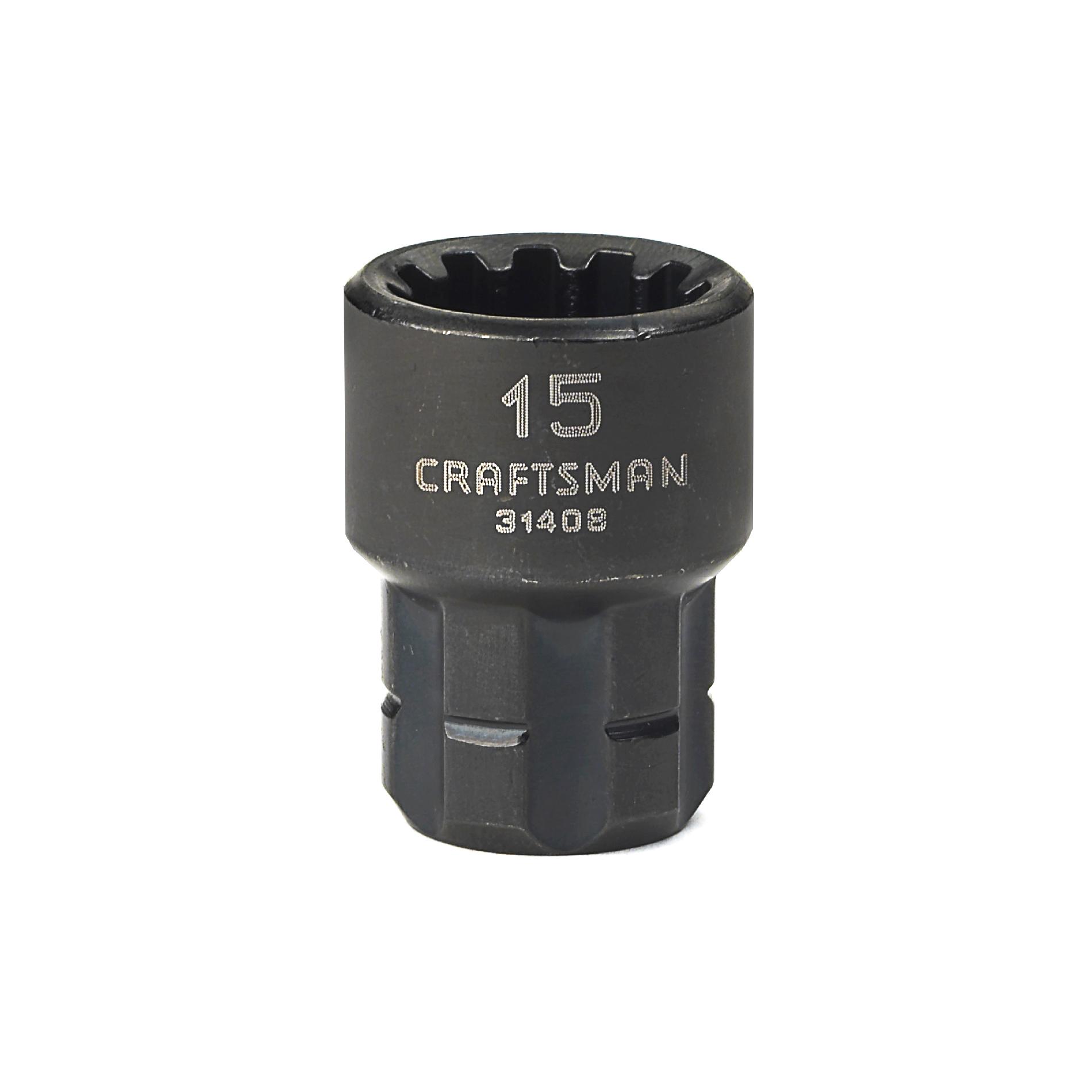 Craftsman 15 mm Universal Max Axess Socket,  3/8-Inch Drive