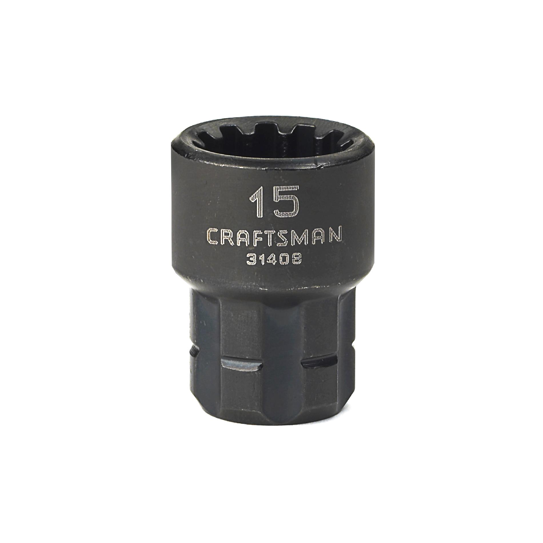 Craftsman 15 mm Universal Max Axess Socket, 3/8-Inch Drive