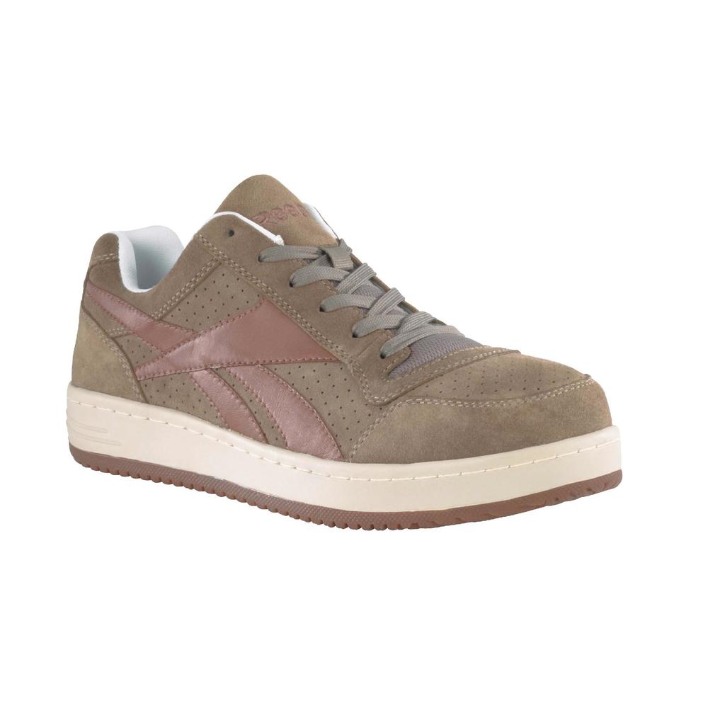 Reebok Work Men's Soyay Taupe Steel Toe Classic Skateboard Shoe RB1930