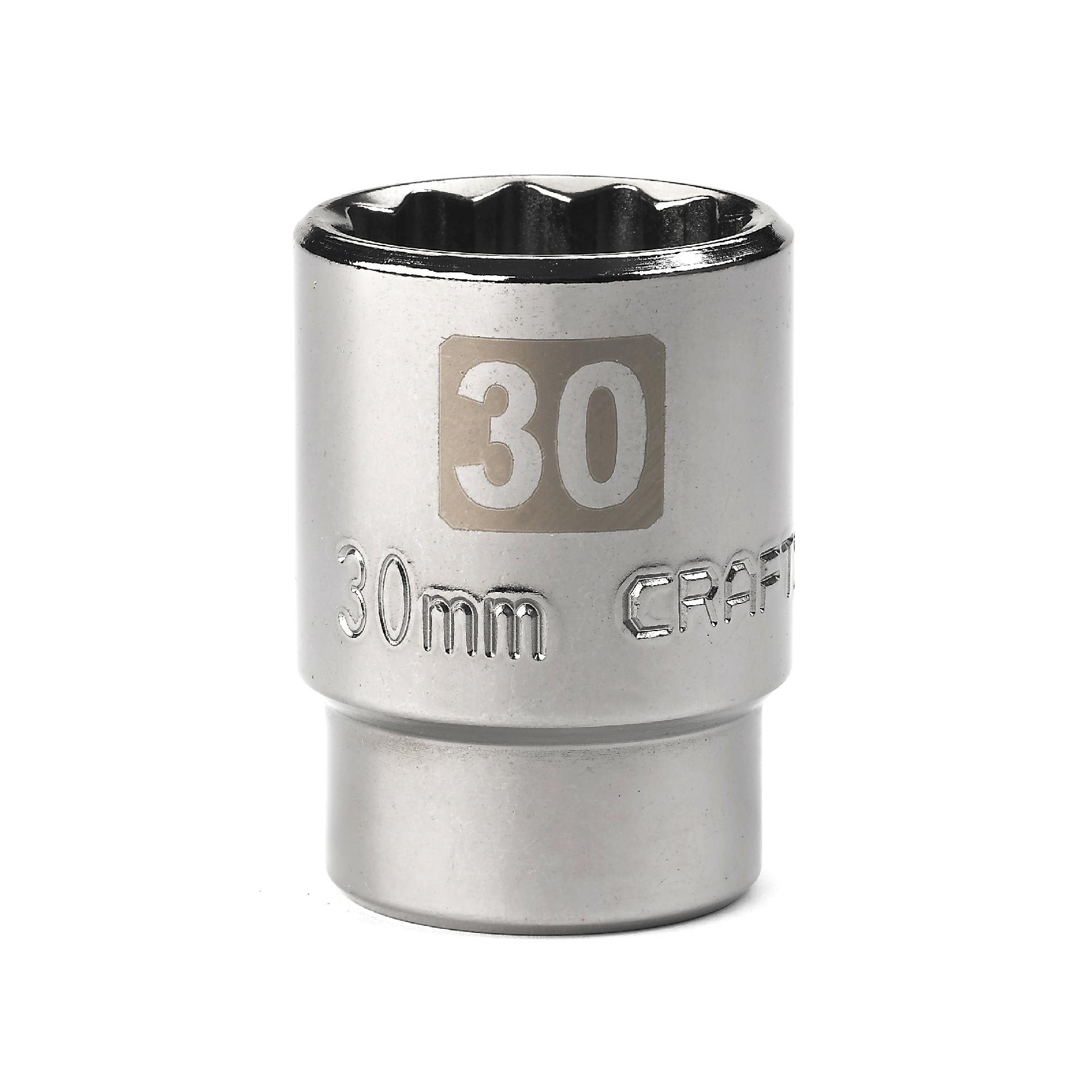 Craftsman 30 mm Easy-To-Read Socket, 12 pt. 3/4 in. Dr.