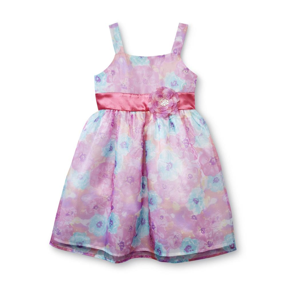 Holiday Editions Girl's Sleeveless Dress - Floral