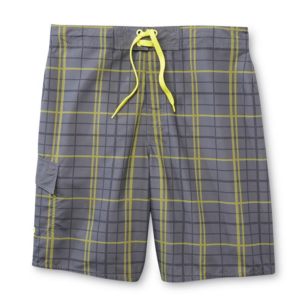 Joe Boxer Men's Boardshort-Style Shorts - Plaid
