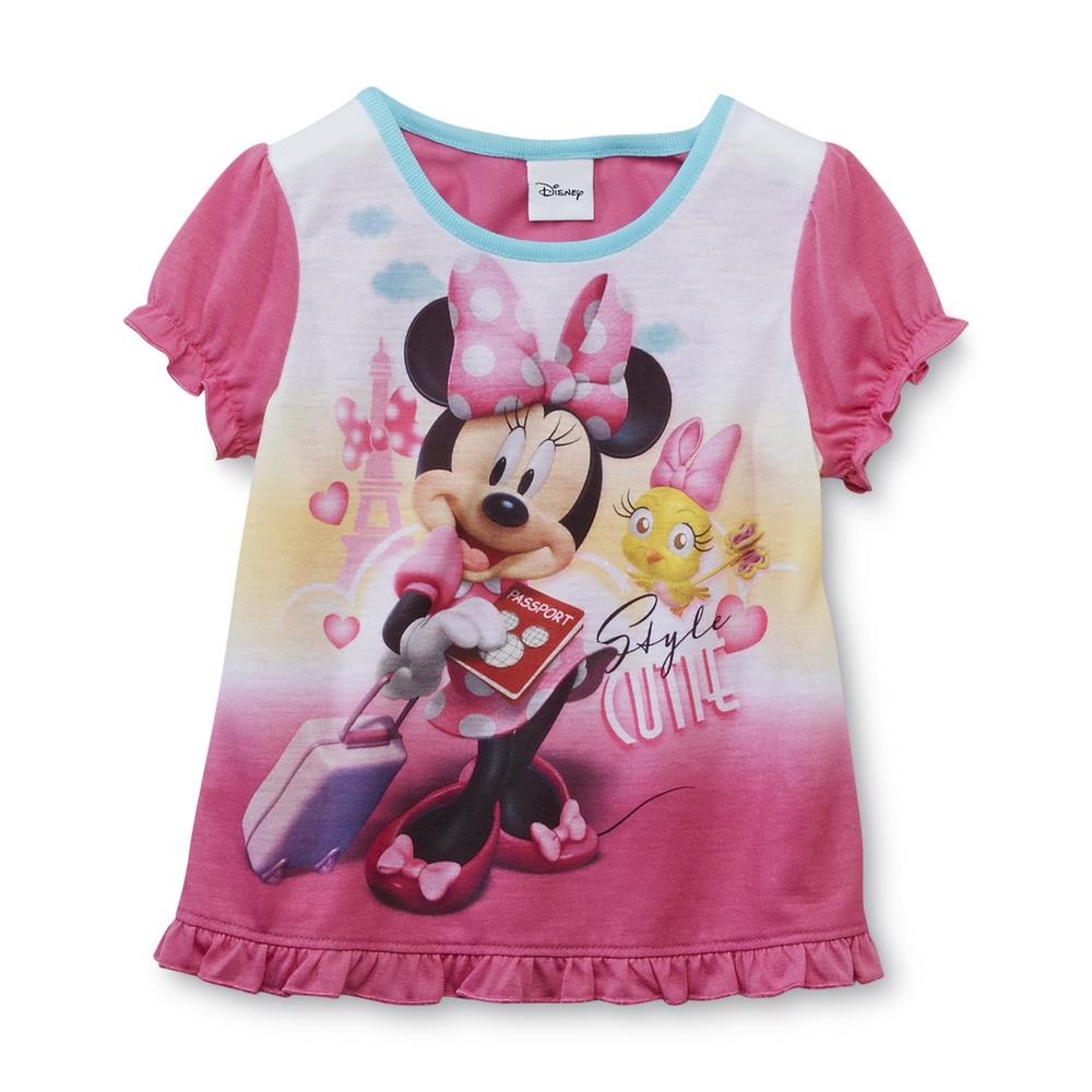 Disney Toddler Girl's Pajama Shirt  Shorts & Pants - Minnie Mouse
