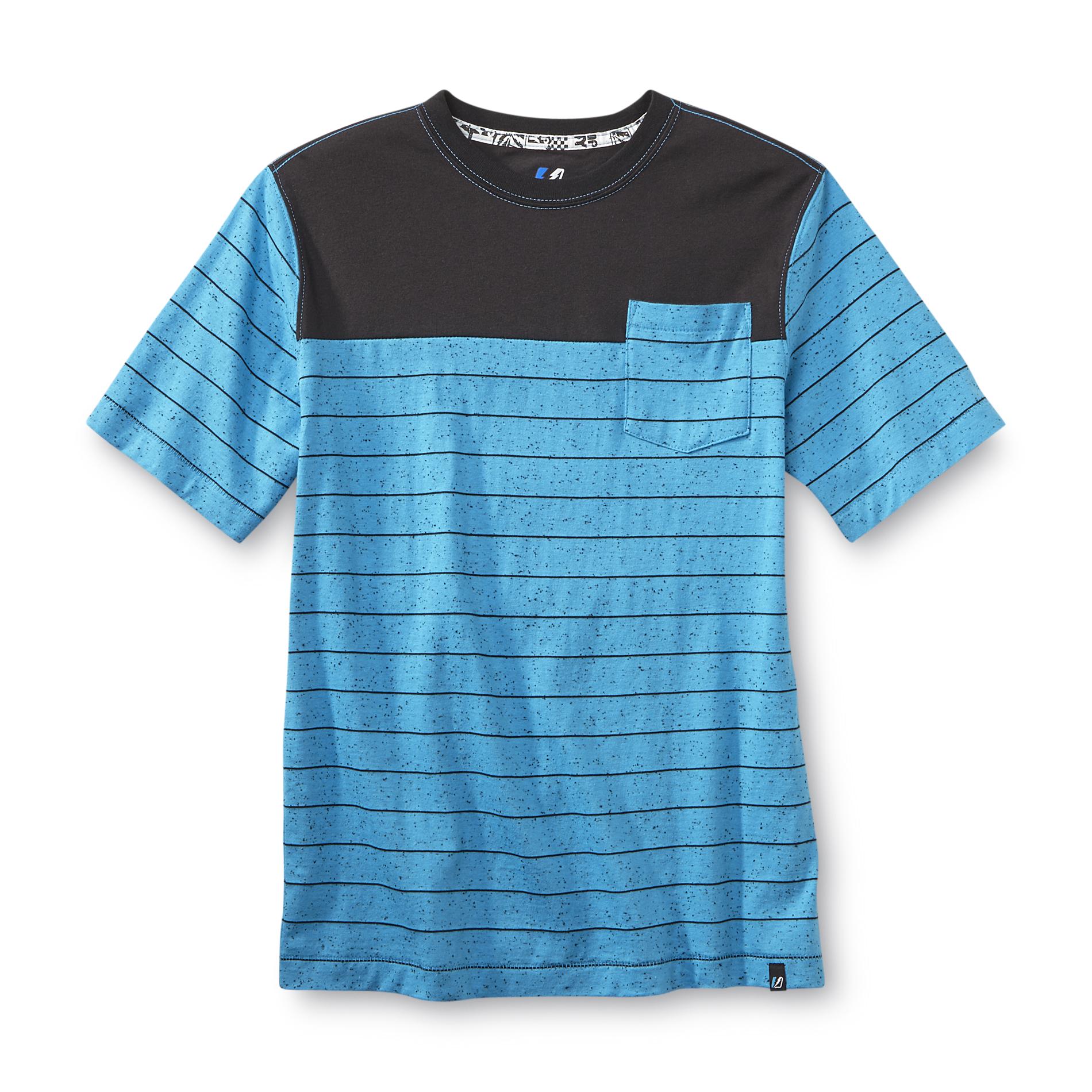 Amplify Boy's Pieced Pocket T-Shirt - Striped