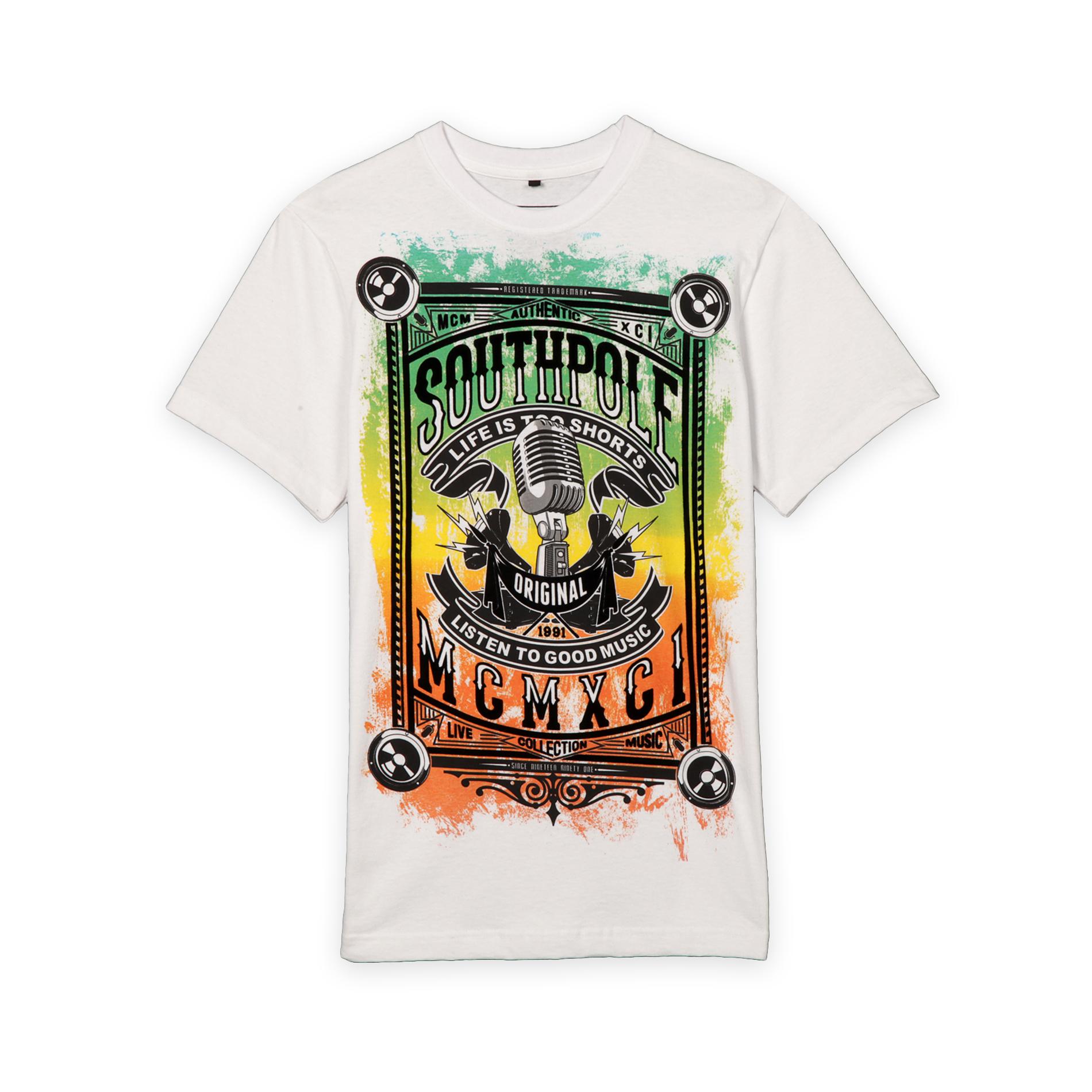 Southpole Young Men's Graphic T-Shirt - Good Music
