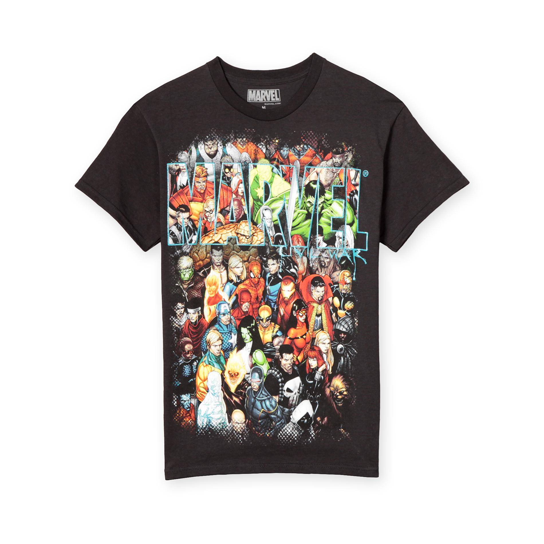 Marvel Young Men's  Graphic T-Shirt - Heroes