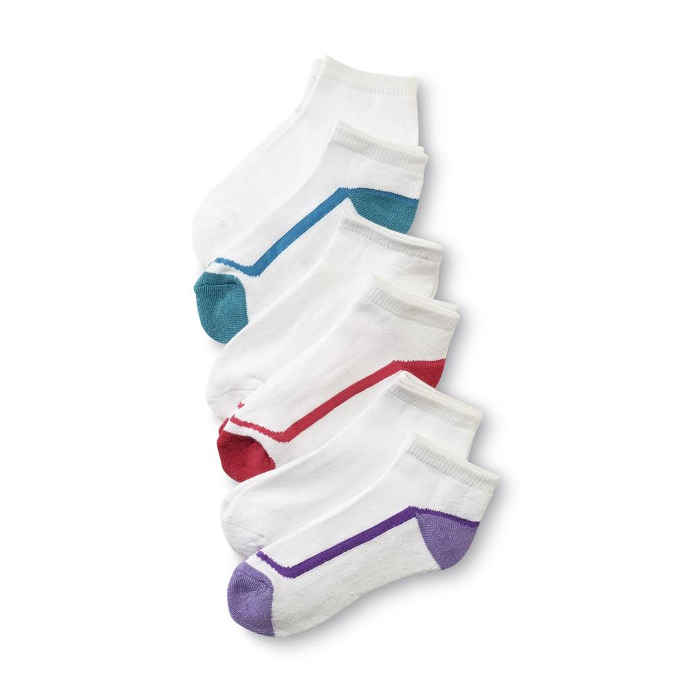 Athletech Girl's 6-Pack Low Cut Socks - Colorblock