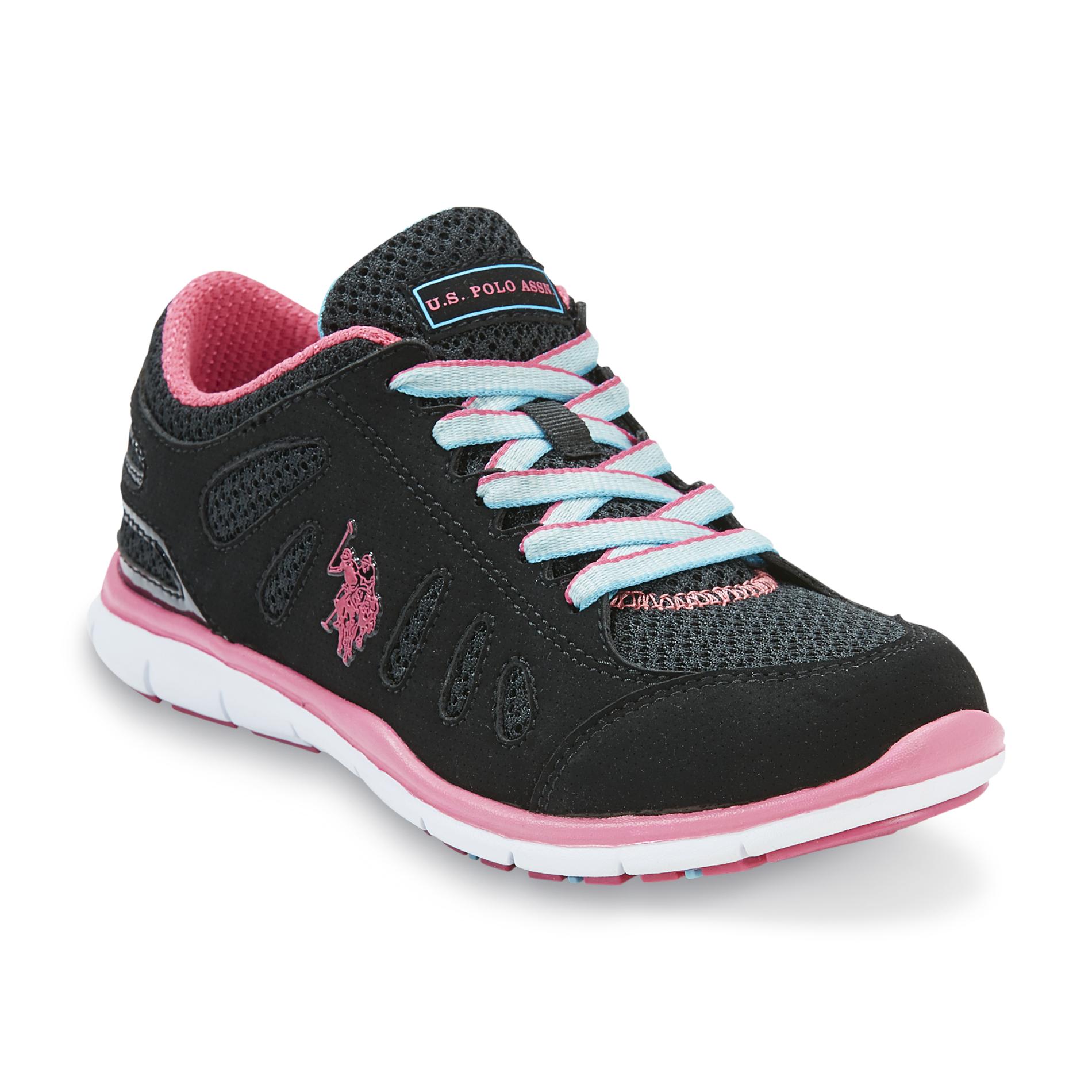 U.S. Polo Assn. Women's Nova Black/Pink/Blue Athletic Shoe