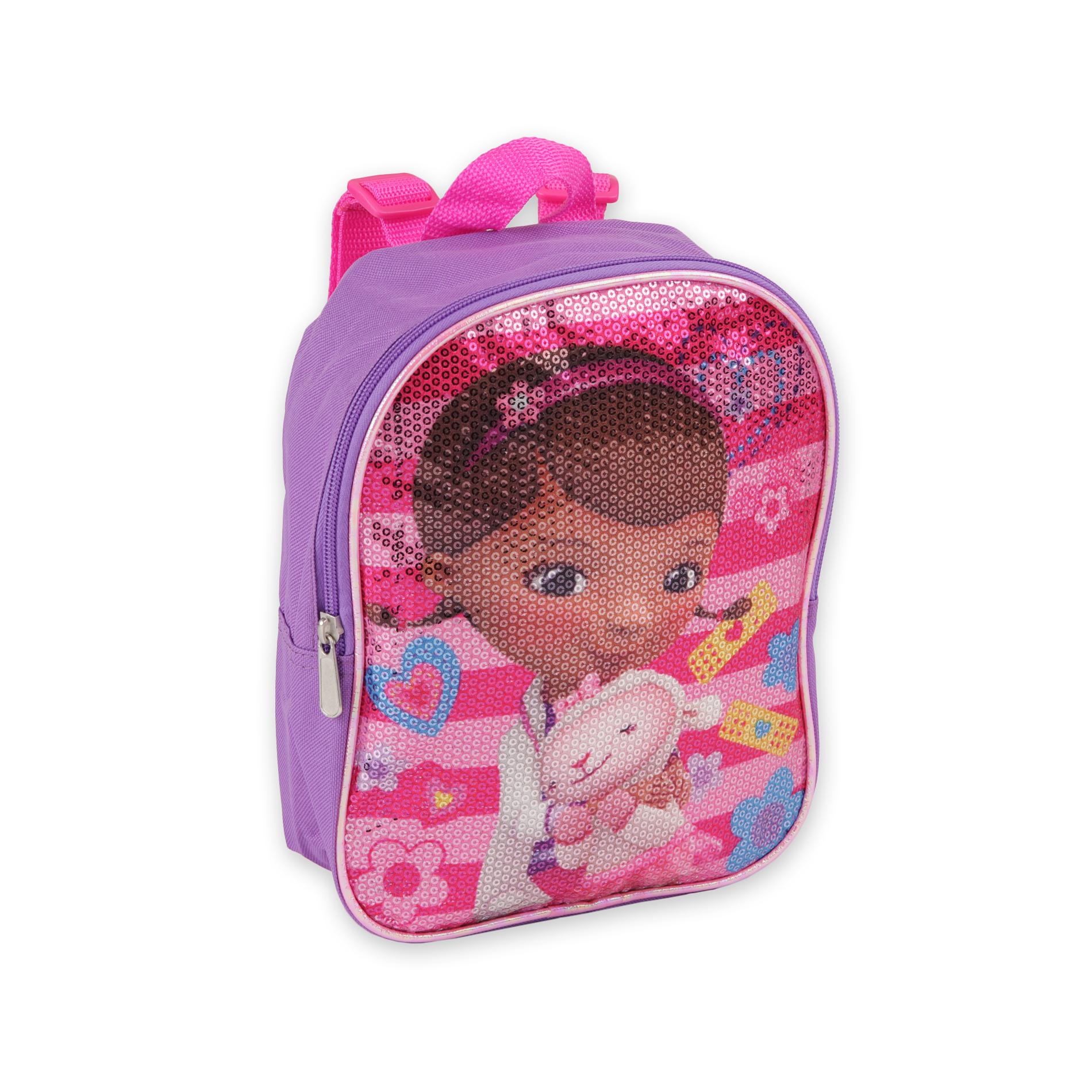 Disney Toddler Girl's Sequined Backpack Doc McStuffins