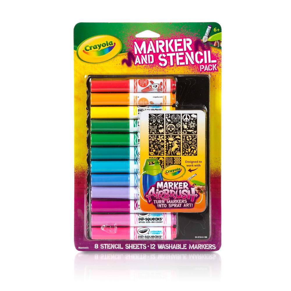 Crayola Maker Stencil Set -Pink