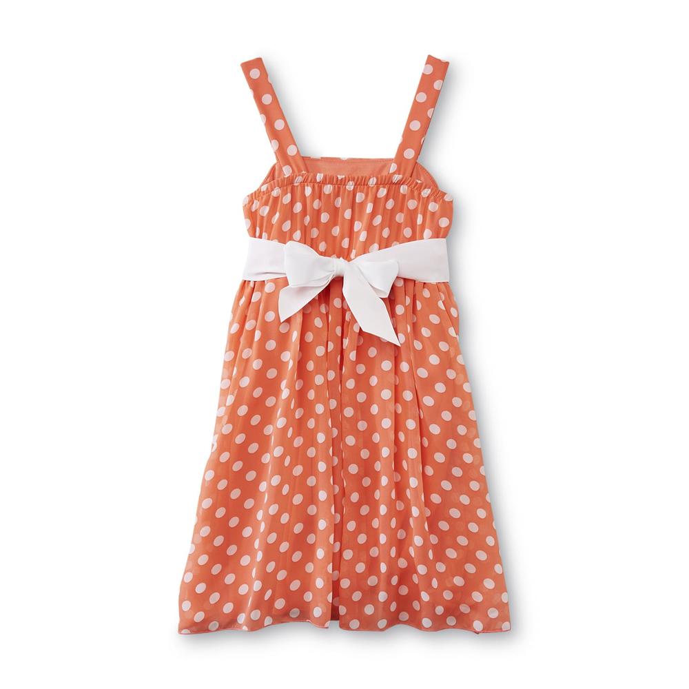 Holiday Editions Girl's Chiffon Party Dress - Polka Dots