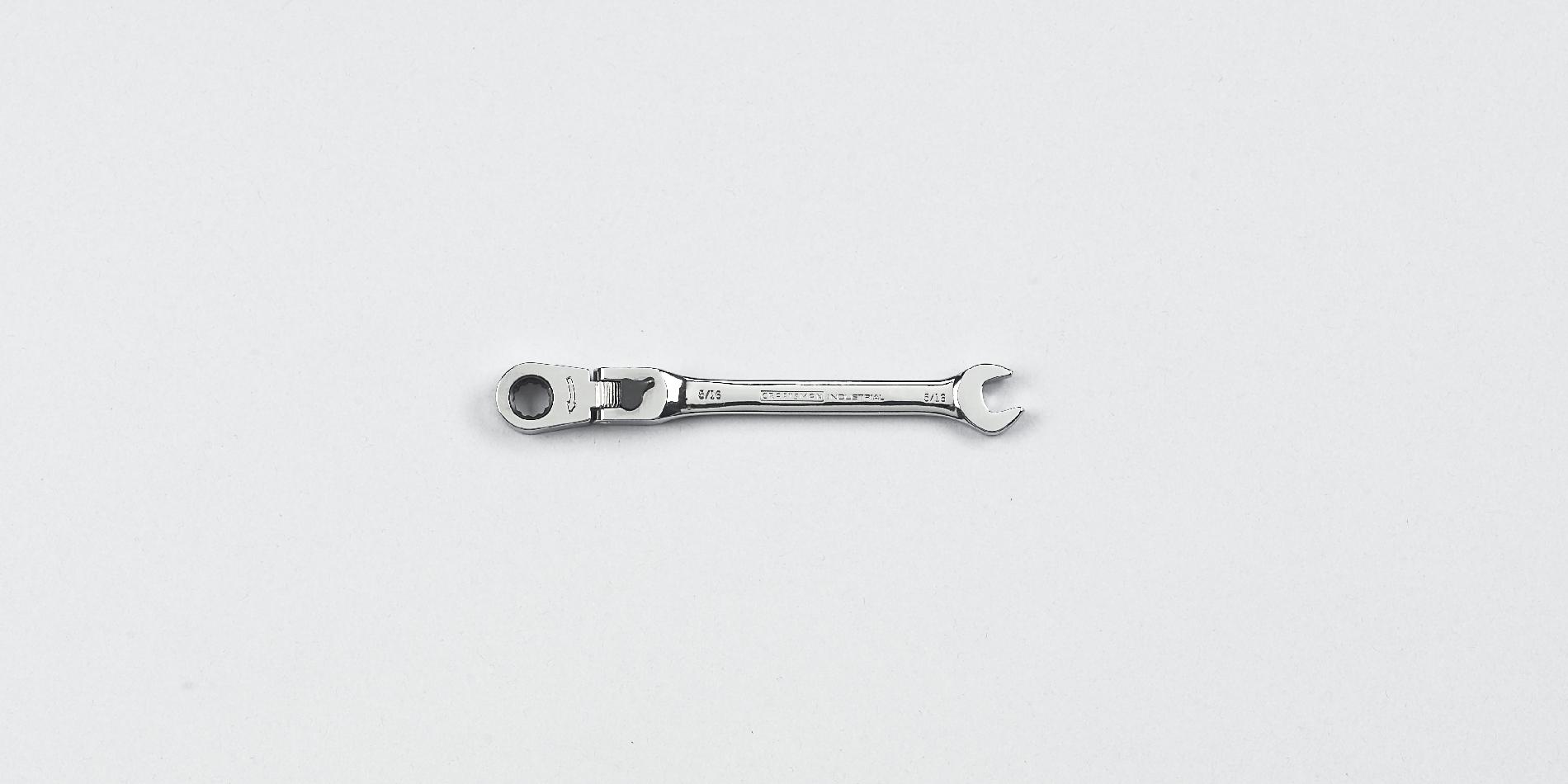 Craftsman 5/16 IN Full Polish Locking Flex Combination Ratcheting Wrench
