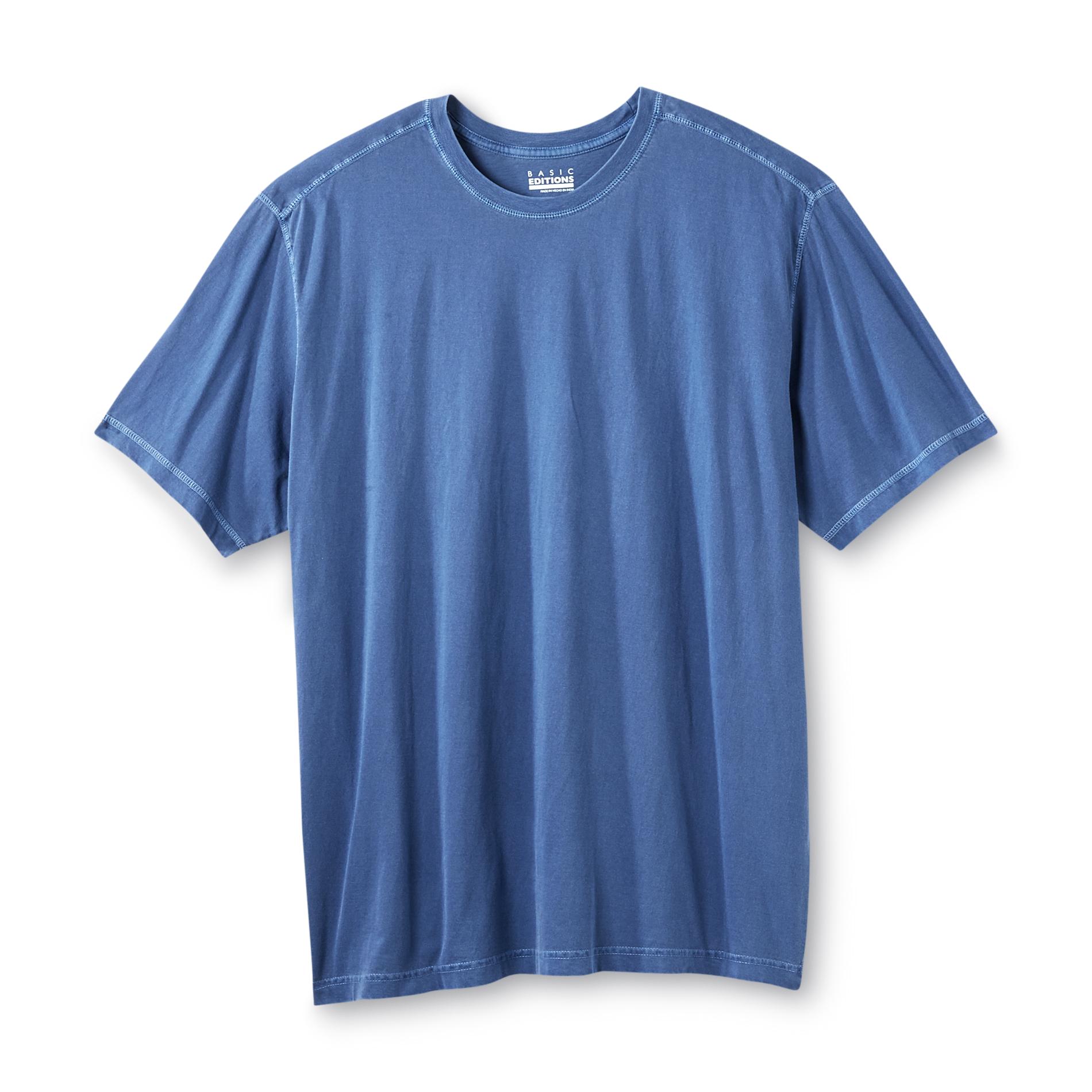 Basic Editions Men's Big & Tall TShirt Pigment Dyed