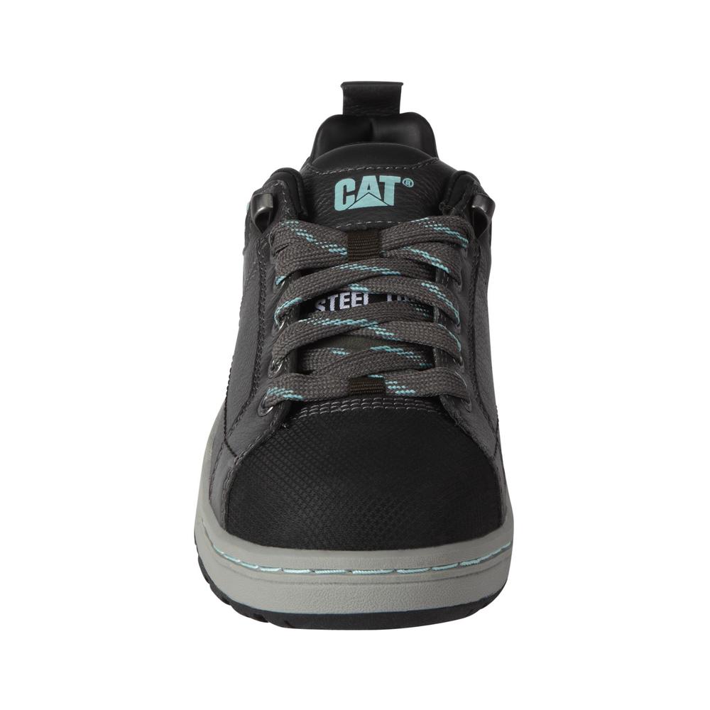 Cat Footwear Women's Brode Grey Steel Toe Work Shoes