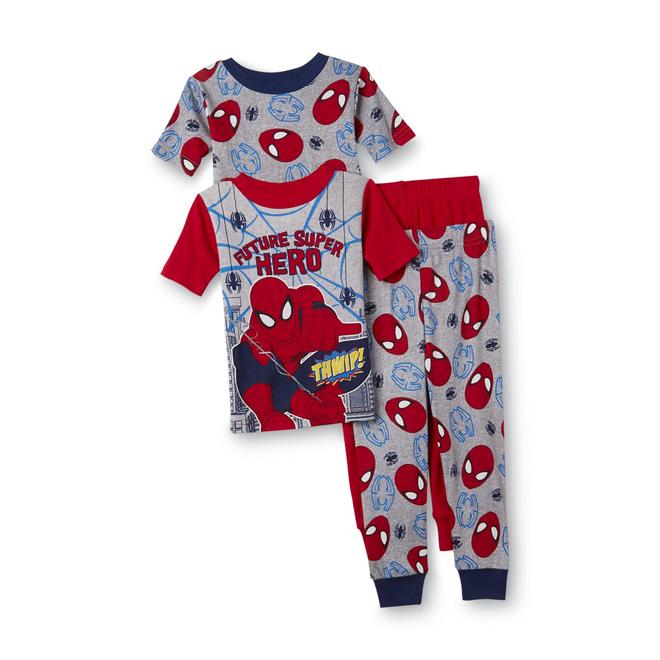 Marvel SpiderMan Toddler Boy's 2 Pairs Pajamas