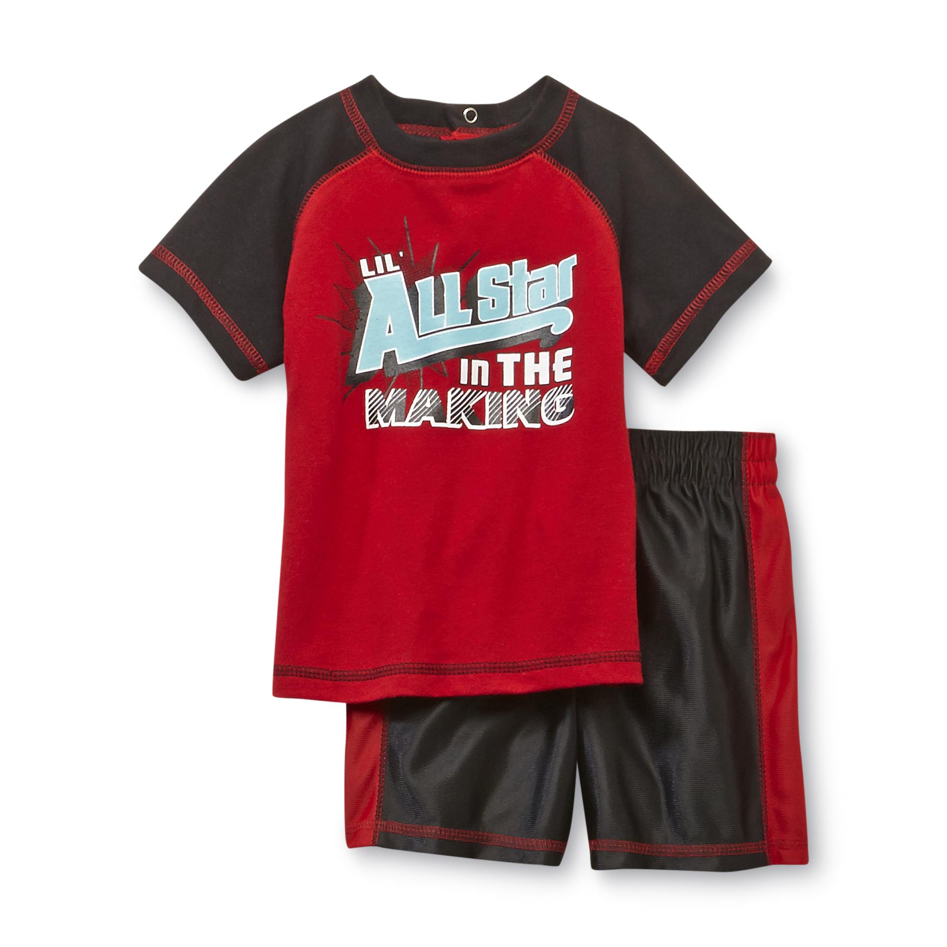 WonderKids Infant & Toddler Boy's T-Shirt & Shorts - Lil' All Star