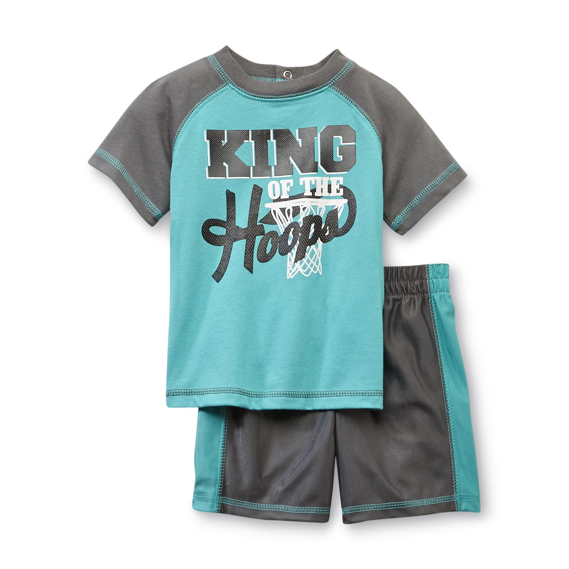 WonderKids Infant & Toddler Boy's T-Shirt & Shorts - Basketball