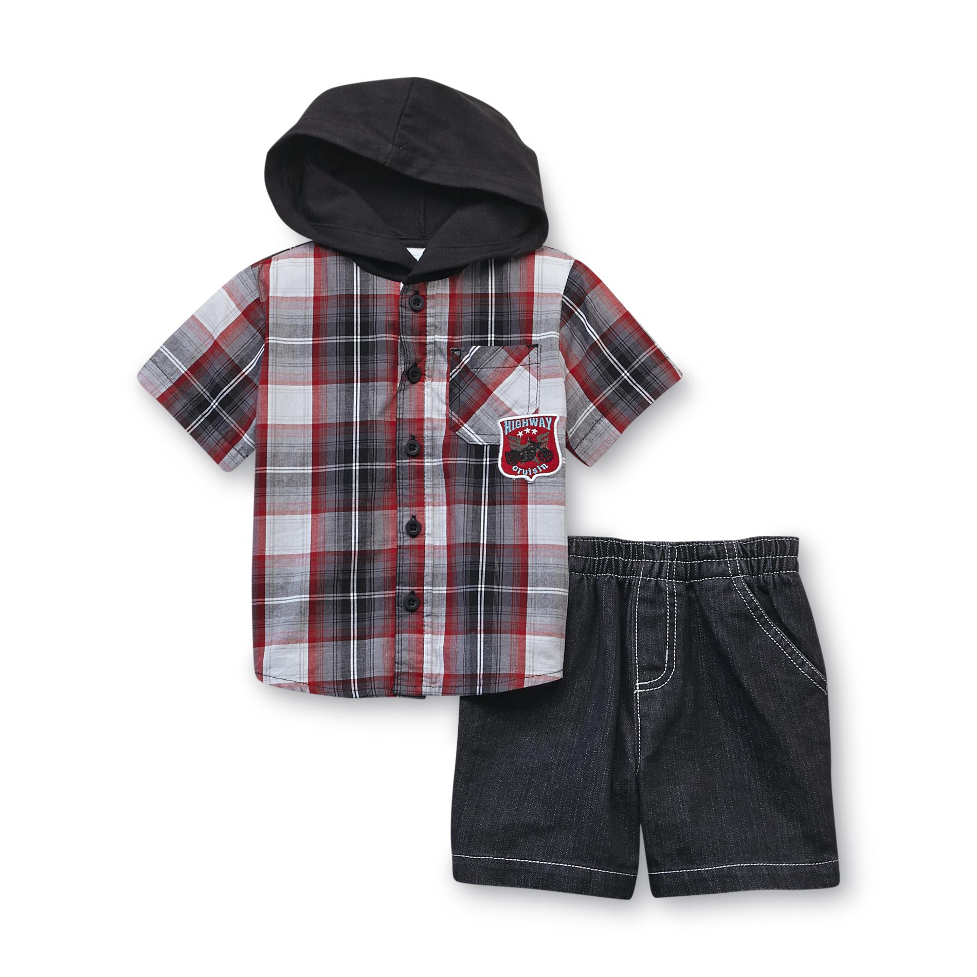 WonderKids Infant & Toddler Boy's Shirt & Shorts - Motorcycle