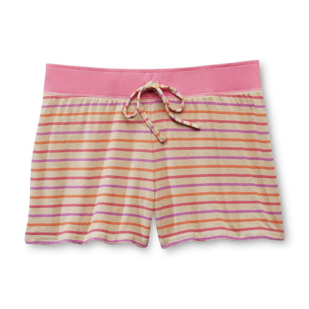 Joe Boxer Women's Pajama Shirt & Shorts - Stripes