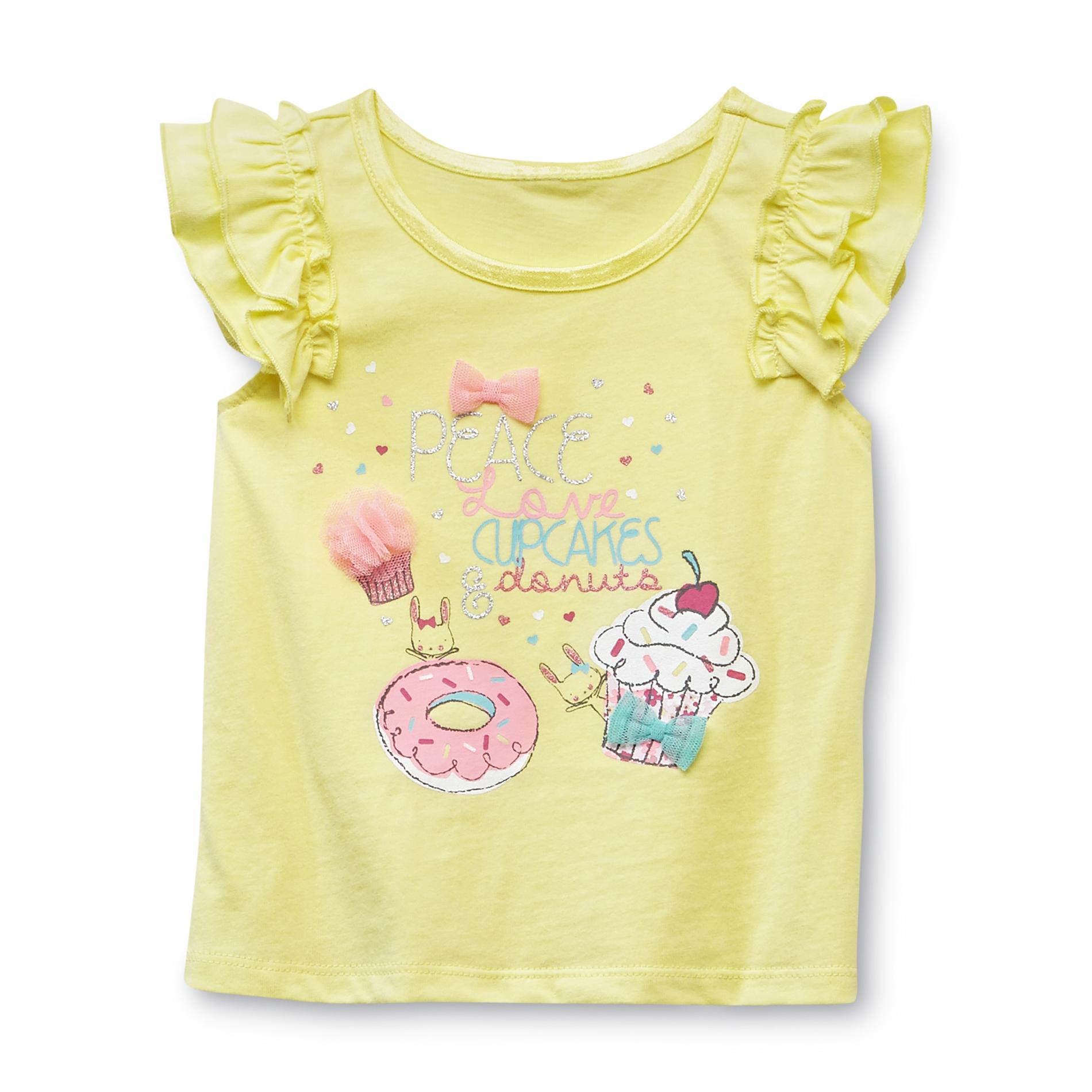 WonderKids Infant & Toddler Girl's Tank Top - Peace  Love  Cupcakes