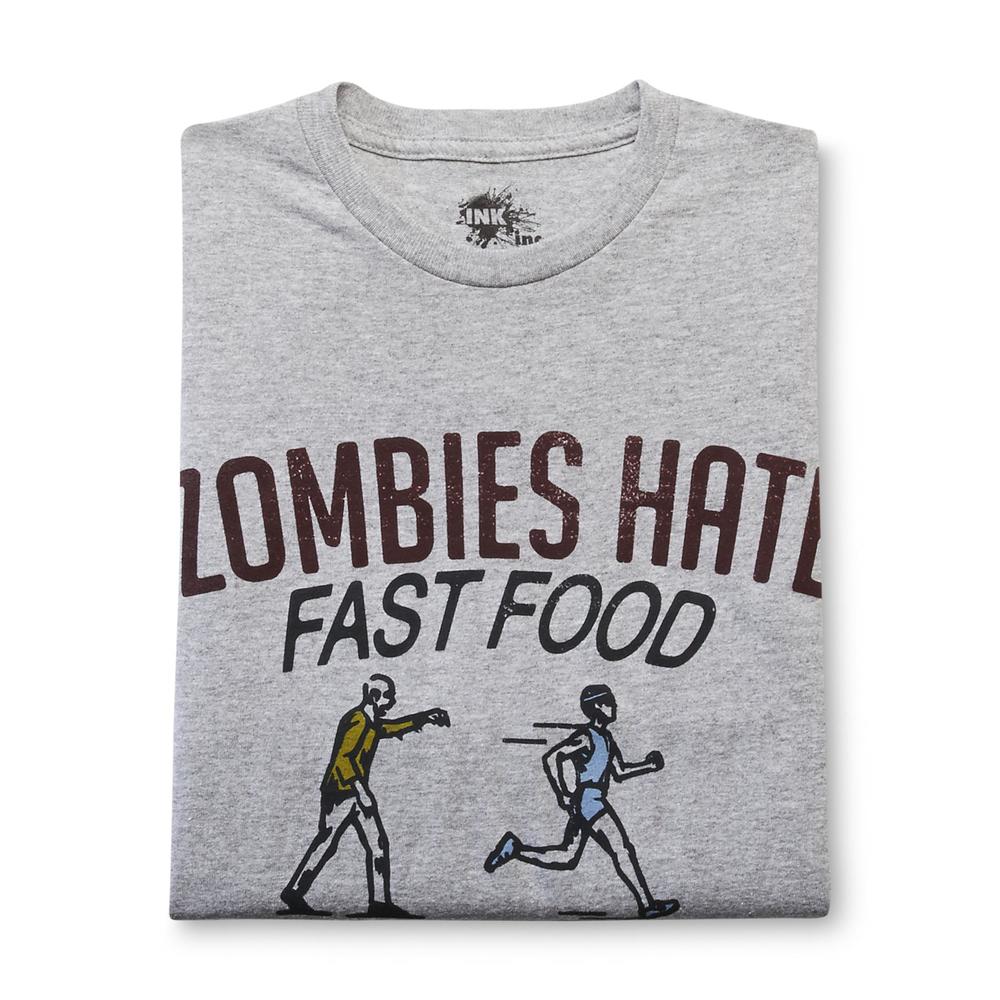 Young Men's Graphic T-Shirt - Zombie Fast Food