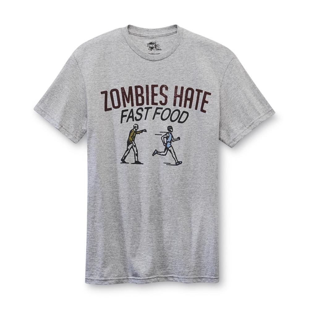 Young Men's Graphic T-Shirt - Zombie Fast Food