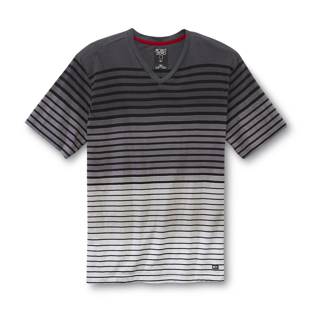 Point Zero Young Men's T-Shirt - Ombre Striped