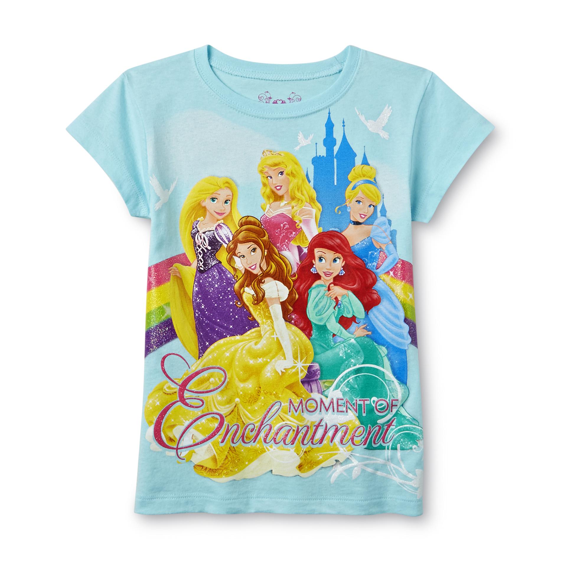 Disney Girl's T-Shirt - Princesses