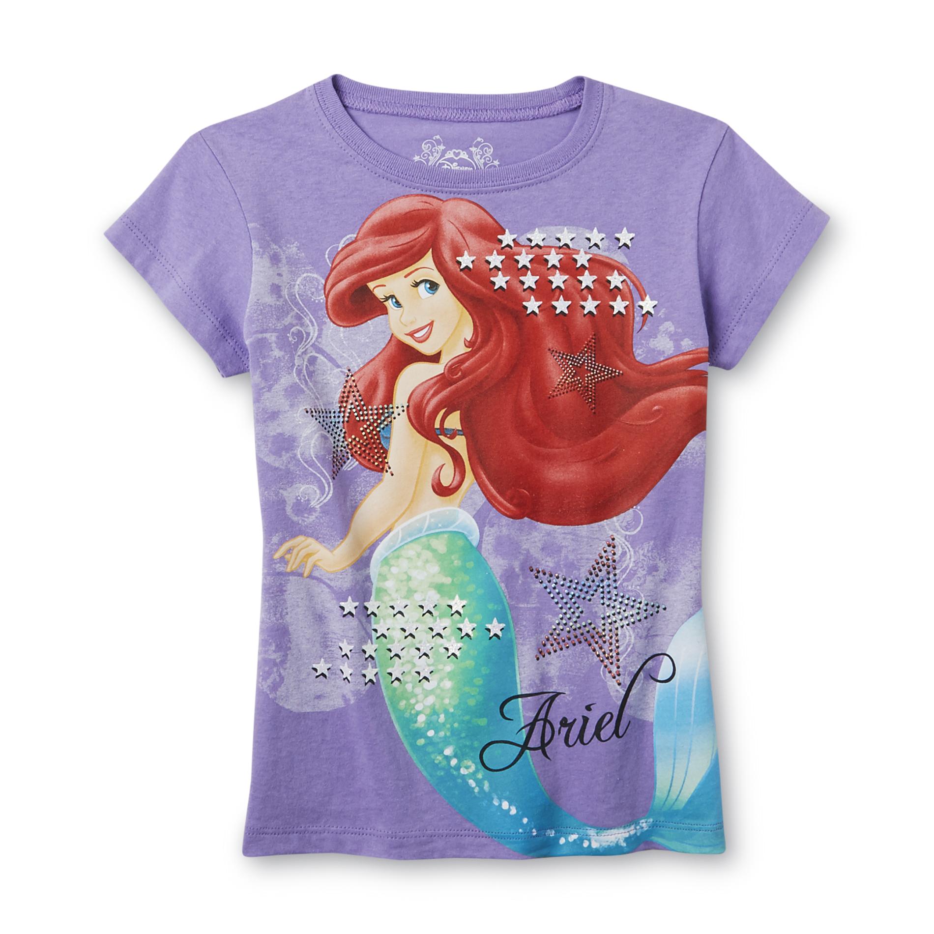Disney Girl's T-Shirt - Ariel