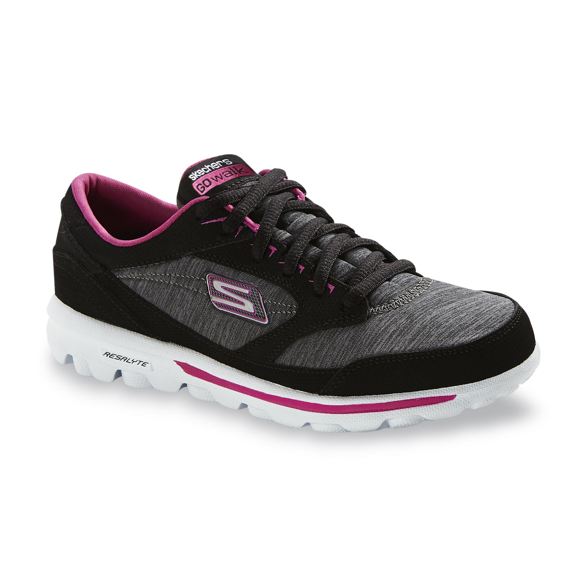 Skechers Women's Godynamic Casual Athletic Shoe - Black/Pink